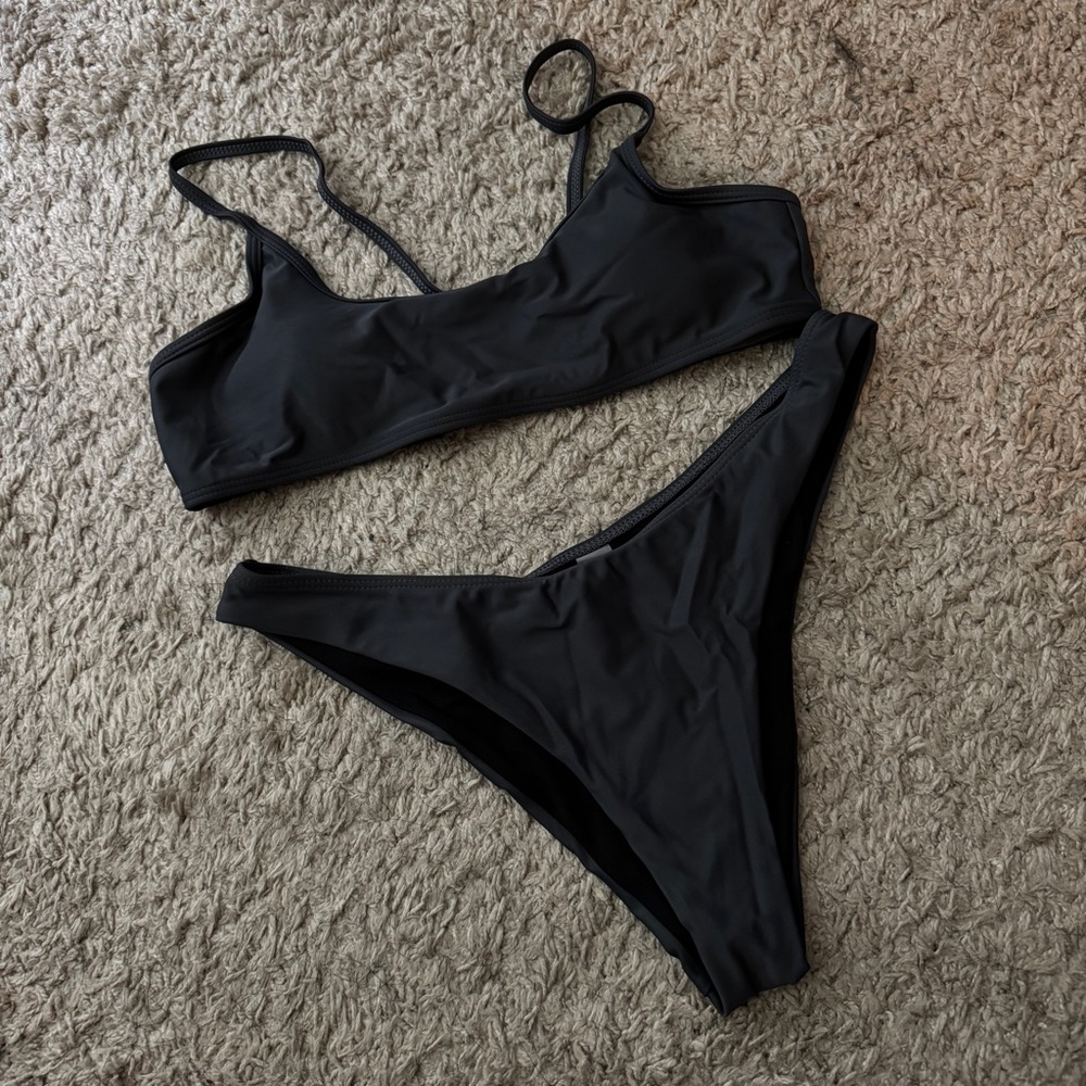 SHEIN Charcoal Bikini